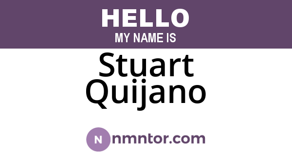 Stuart Quijano