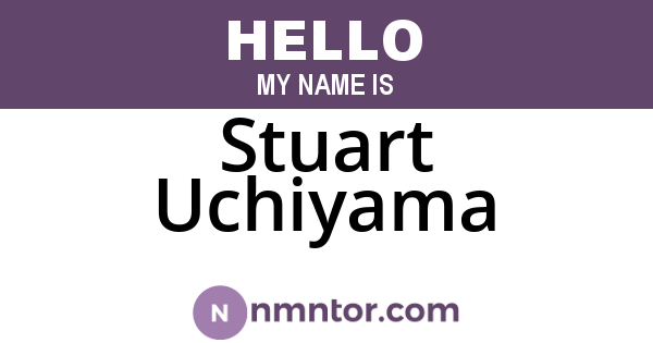 Stuart Uchiyama