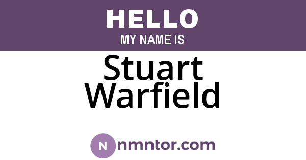 Stuart Warfield
