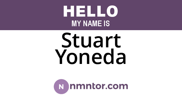 Stuart Yoneda