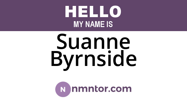 Suanne Byrnside
