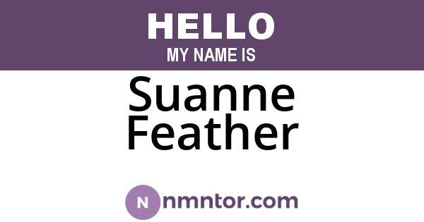 Suanne Feather
