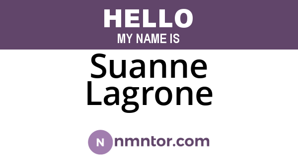 Suanne Lagrone