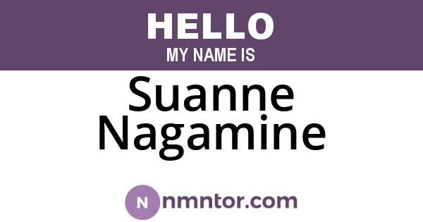 Suanne Nagamine