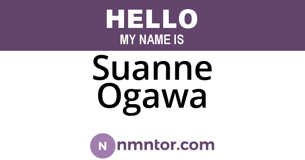Suanne Ogawa
