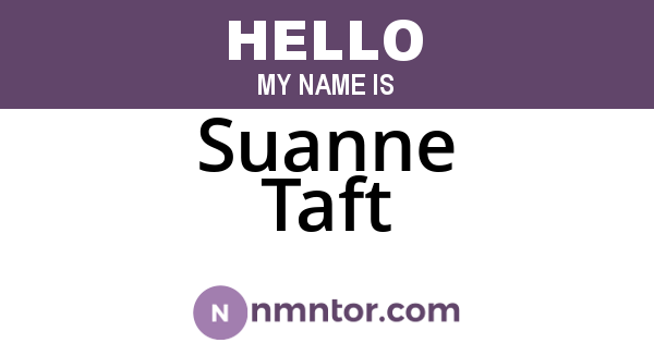 Suanne Taft