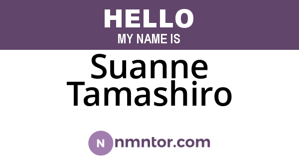 Suanne Tamashiro