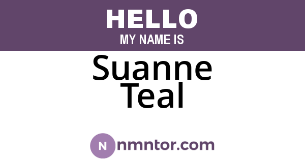 Suanne Teal