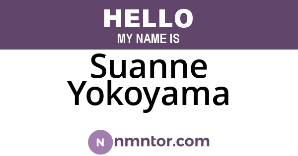 Suanne Yokoyama