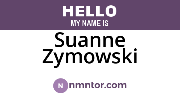 Suanne Zymowski