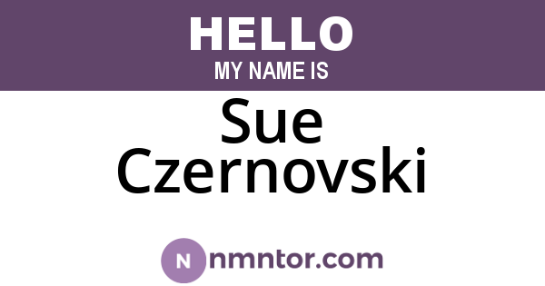 Sue Czernovski