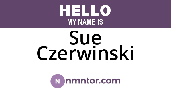 Sue Czerwinski