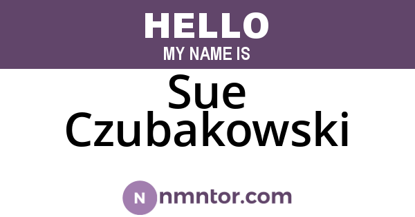 Sue Czubakowski