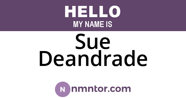 Sue Deandrade