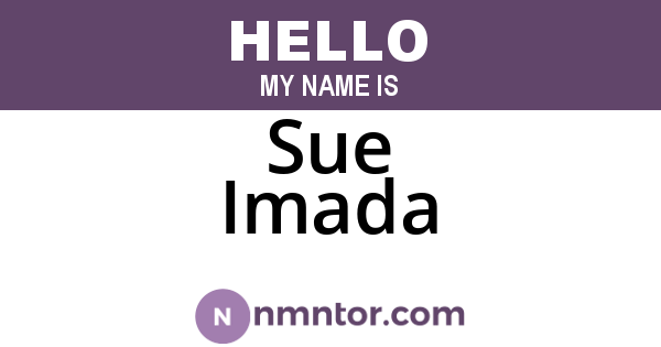 Sue Imada