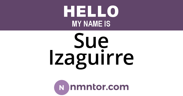 Sue Izaguirre