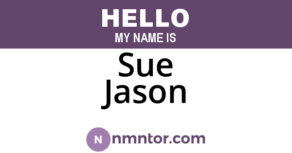 Sue Jason