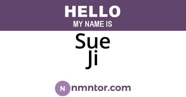 Sue Ji