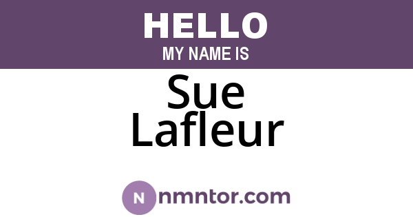 Sue Lafleur