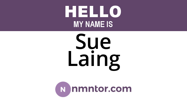 Sue Laing