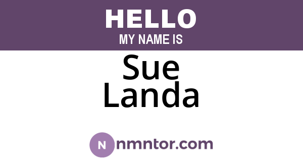 Sue Landa