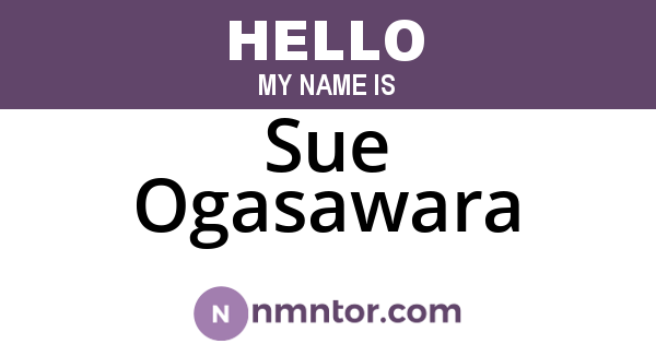 Sue Ogasawara