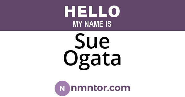 Sue Ogata