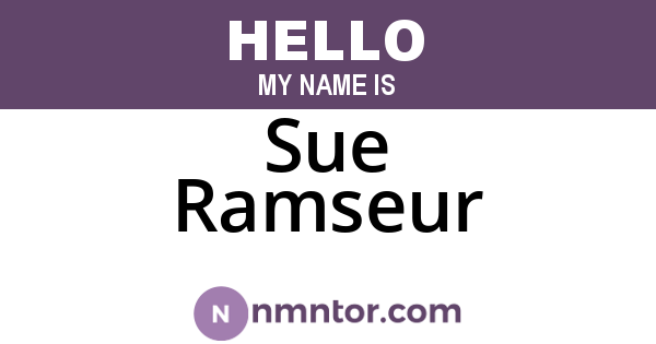 Sue Ramseur