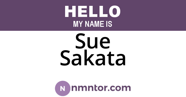 Sue Sakata