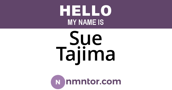 Sue Tajima