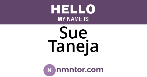 Sue Taneja
