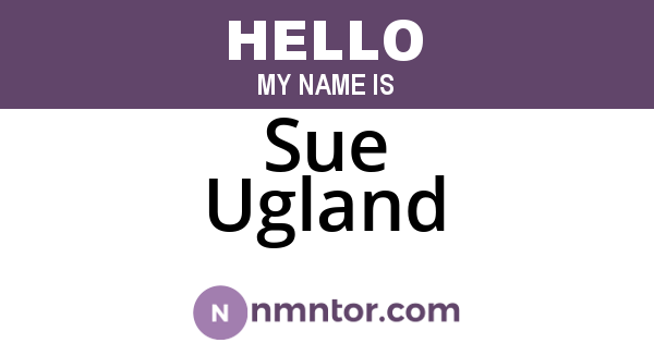 Sue Ugland