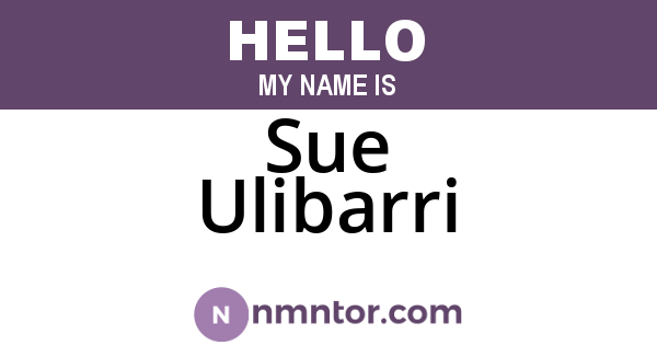 Sue Ulibarri