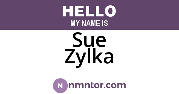 Sue Zylka