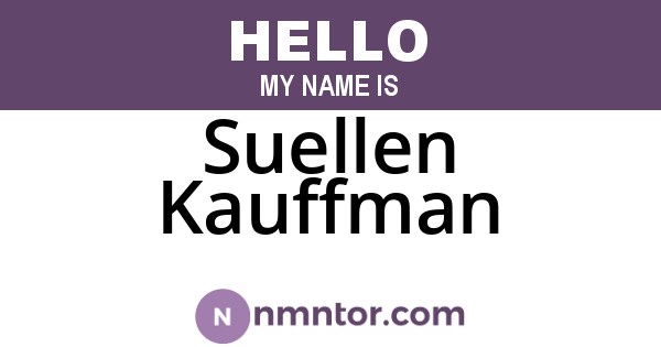 Suellen Kauffman