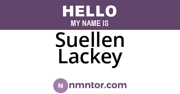 Suellen Lackey