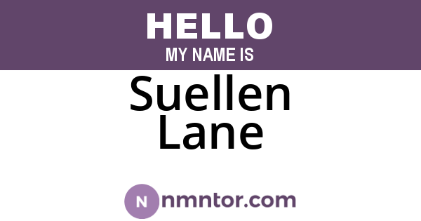 Suellen Lane