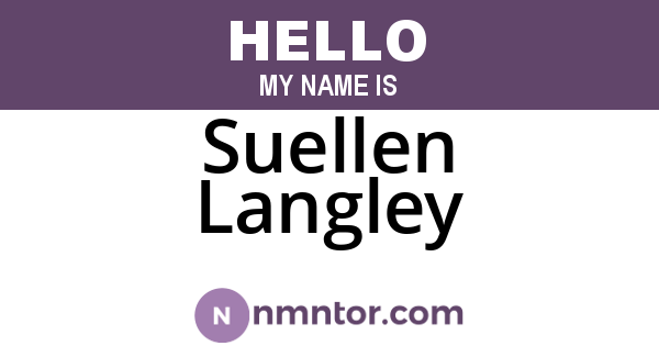 Suellen Langley