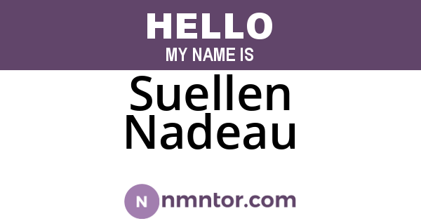 Suellen Nadeau