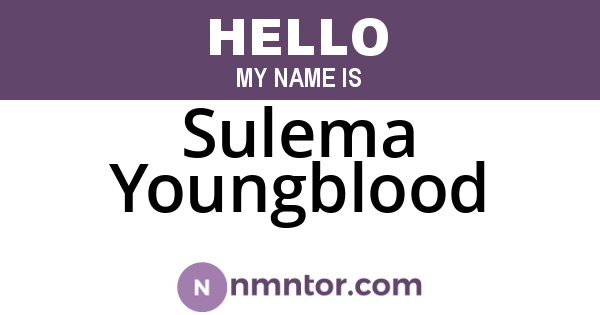 Sulema Youngblood