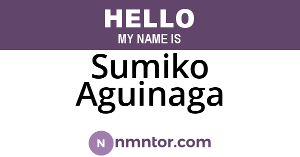Sumiko Aguinaga