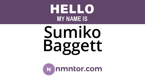 Sumiko Baggett