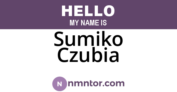 Sumiko Czubia