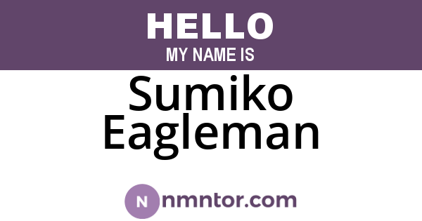 Sumiko Eagleman
