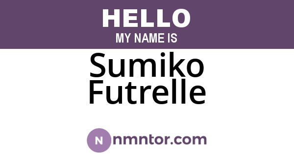 Sumiko Futrelle