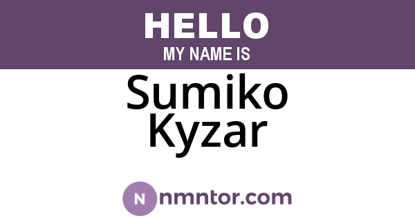Sumiko Kyzar