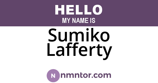 Sumiko Lafferty