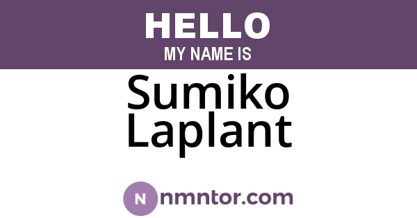 Sumiko Laplant