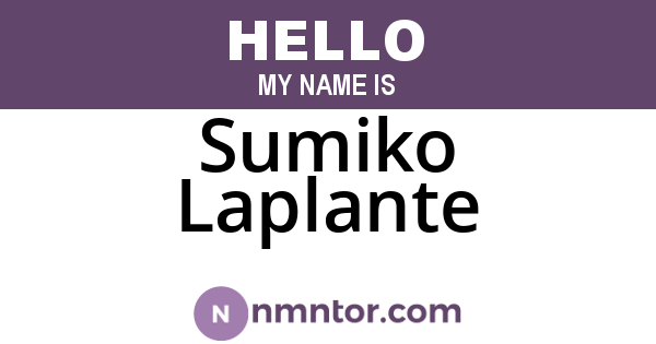 Sumiko Laplante