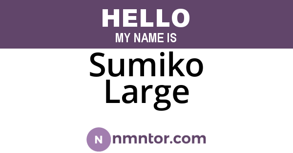 Sumiko Large